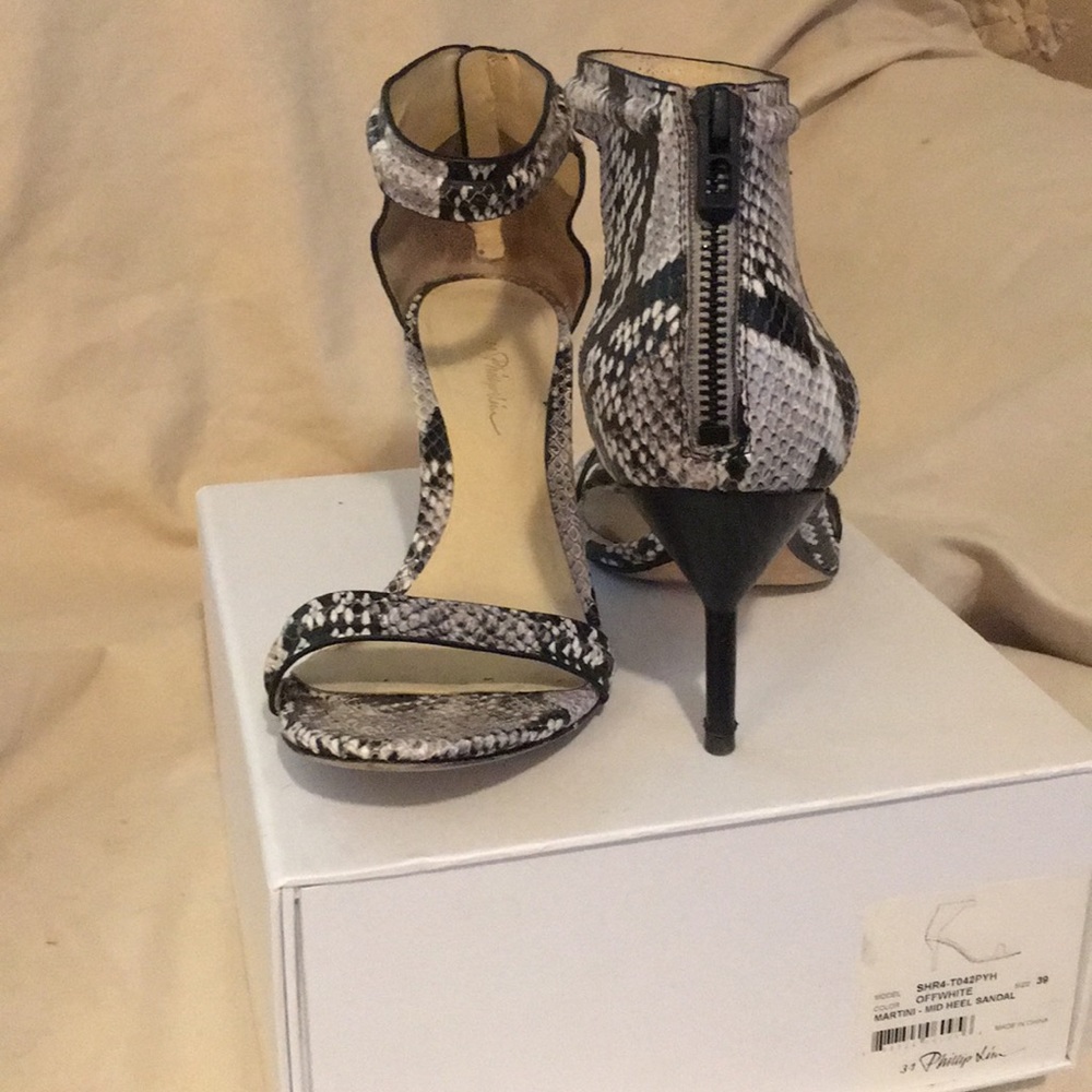 Phillip Lim zip back sexy heels